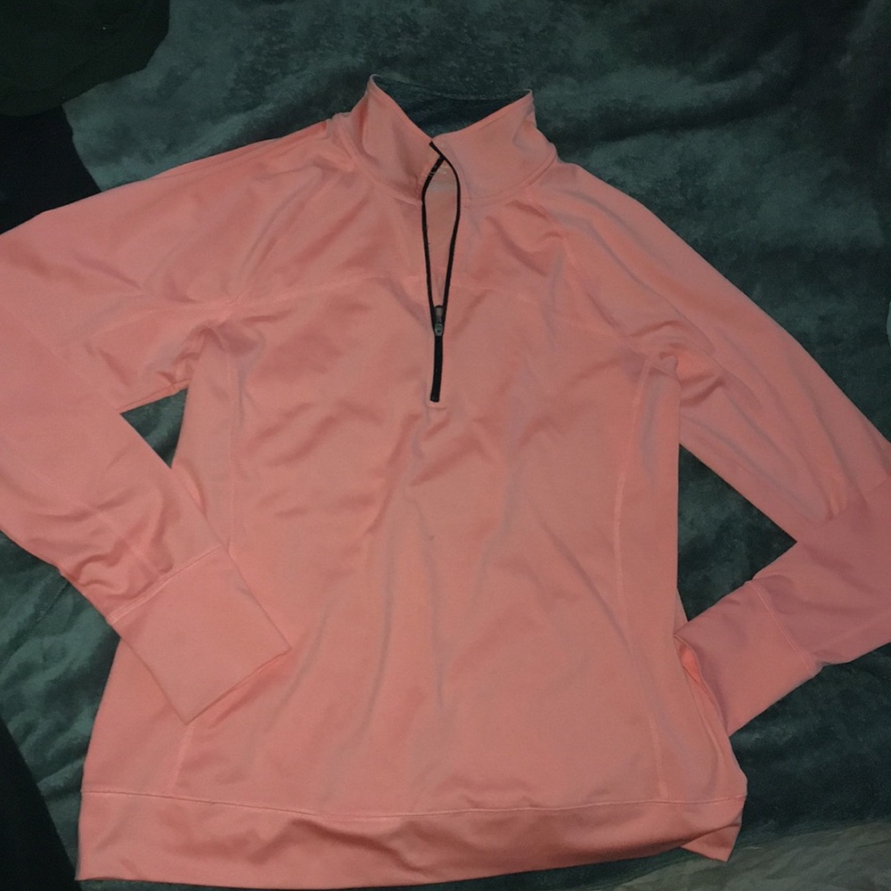 Women’s Pink dryTek athletic pullover